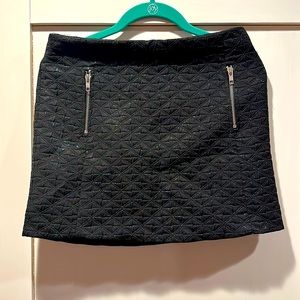 Sparkling Black Mini Skirt